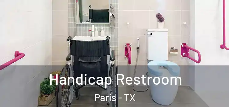  Handicap Restroom Paris - TX